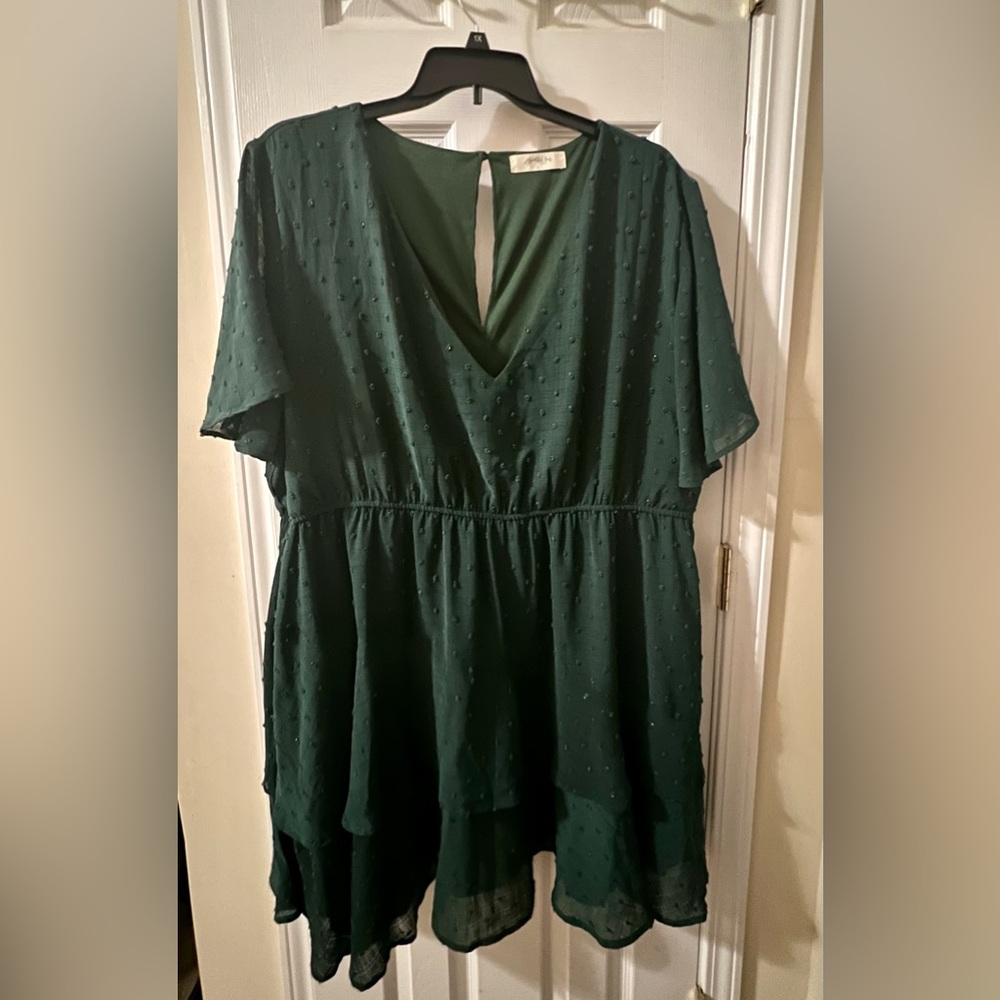 Arula Dark Green Dress